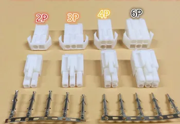

10 sets EL-4.5 2/3/4/6/9/12 pin/way Small Tamiya connector Set Kits mini Tamiya set EL 4.5MM male Female socket plug