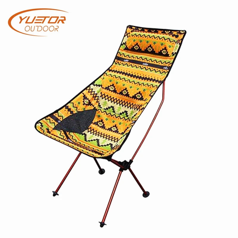  YUETOR OUTDOOR New Portable Chair Fishing Camping Folding Extended Hiking Seat Garden Ultralight Of