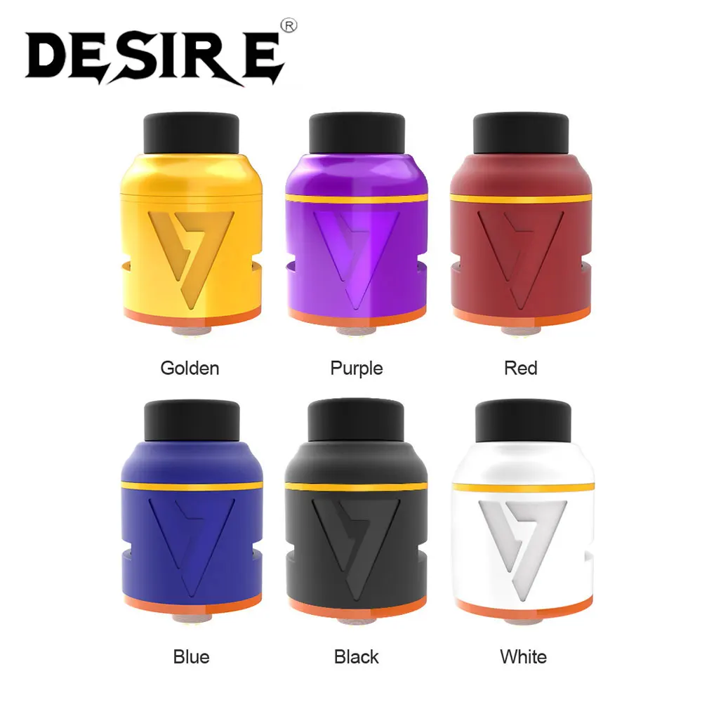 

Original Desire Mad Dog RDA/RDTA Version2 with LIFT Siphon Tank Adapter Side Airflow with New Heat Insolation Ring Vape Tank