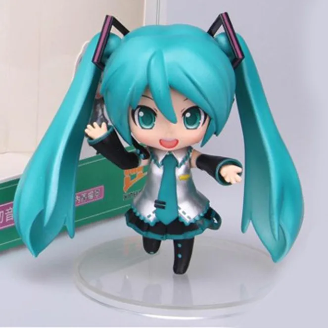 10cm Anime Action Figure Hatsune Miku Model Toy Doll Toy Sakura Miku Y6008 4 styles boxed (5)