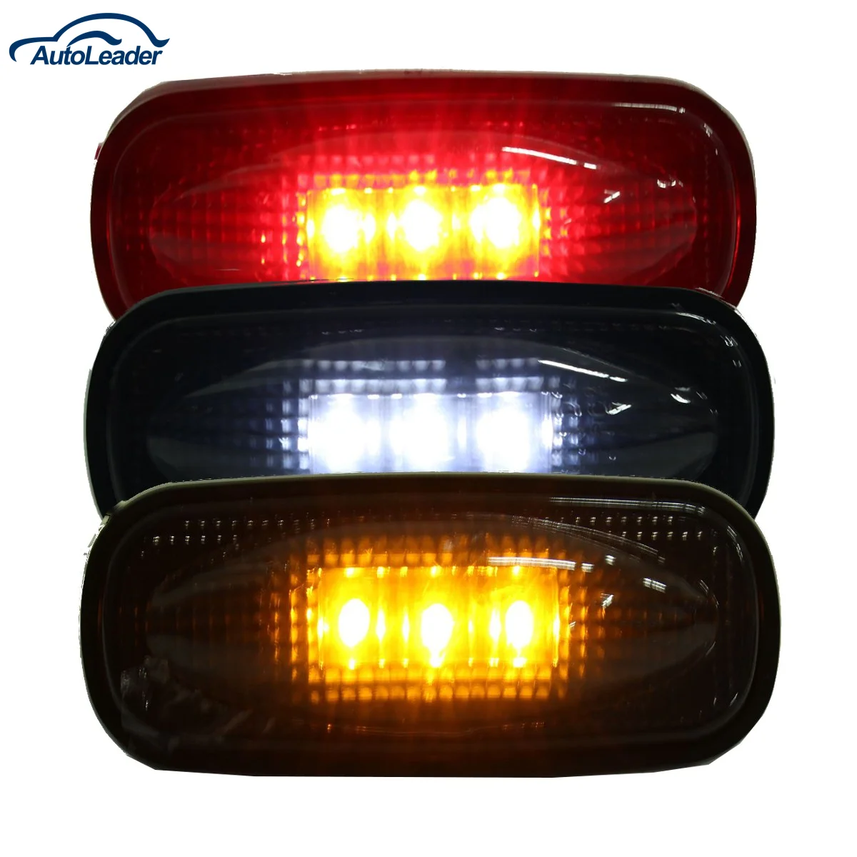 For Ford F350 F450 LED For Fender Bed Side Marker Lights Lamps Smoke Lens Auto Car LED Side