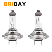 1 пара H7 Галогенные автомобилей 12 V 55 W автомобилей Лампа галогенная 4300 K белый противотуманные галогеновые автомобильная лампа формы автомобиля