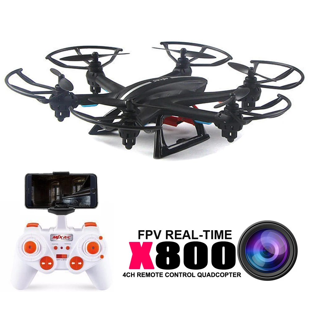 Buy Cheap Mjx X800 Rc Helicopter Drones Quadcopter can add C4010 Wifi Fpv Hd Camera and 4pcs Battery An 1in4 Charger vs X5sw X6sw X5c