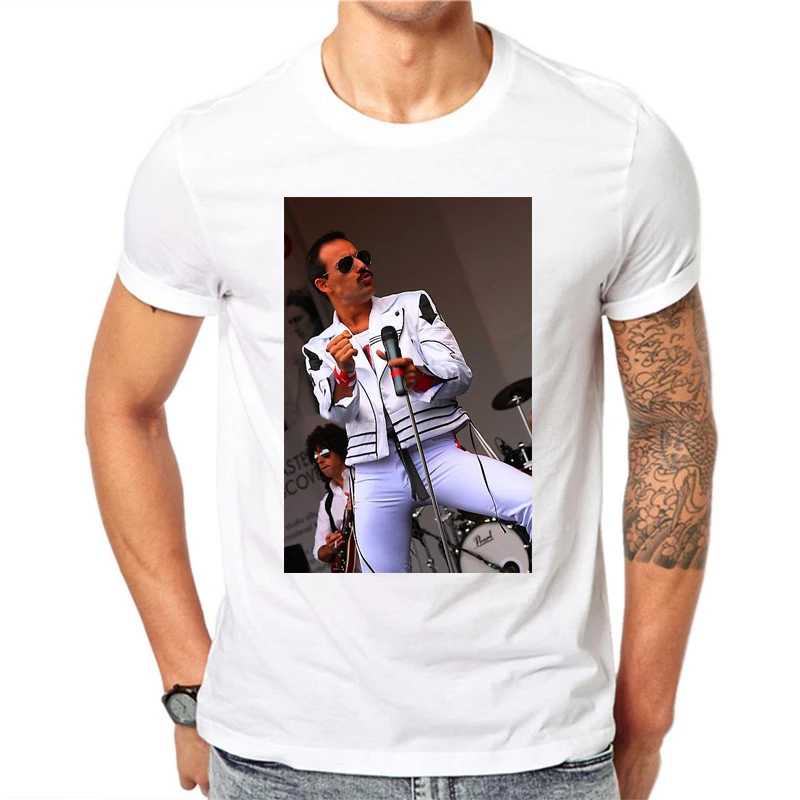 

LettBao FREDDIE MERCURY T Shirt Fashion Men O-Neck Short Sleeve Casual Tshirt Saint Mia T-shirt Camisetas Hombre EU Size XXXL
