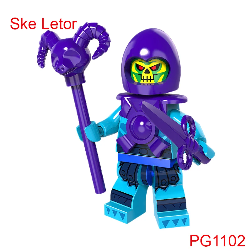Single Sale Ske Letor Mini Brick He Man Masters Building Blocks Super Heroes Star Wars Gift