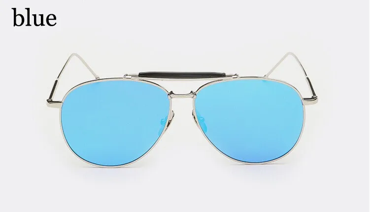 FEISHINI Защита от ультрафиолетовых лучей, солнцезащитные очки Для мужчин вождения пилота Нержавеющая сталь крупные сонечные очки поляризованные Для женщин Брендовая Дизайнерская обувь