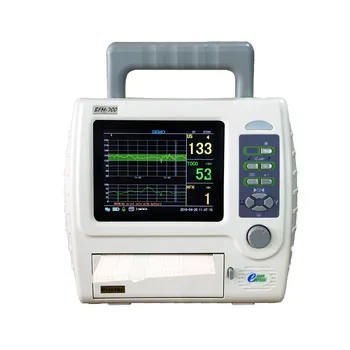 

Free shipping twins fetal maternal monitor BFM-700+ with 5.7'' color LCD CTG machine fetal monitor
