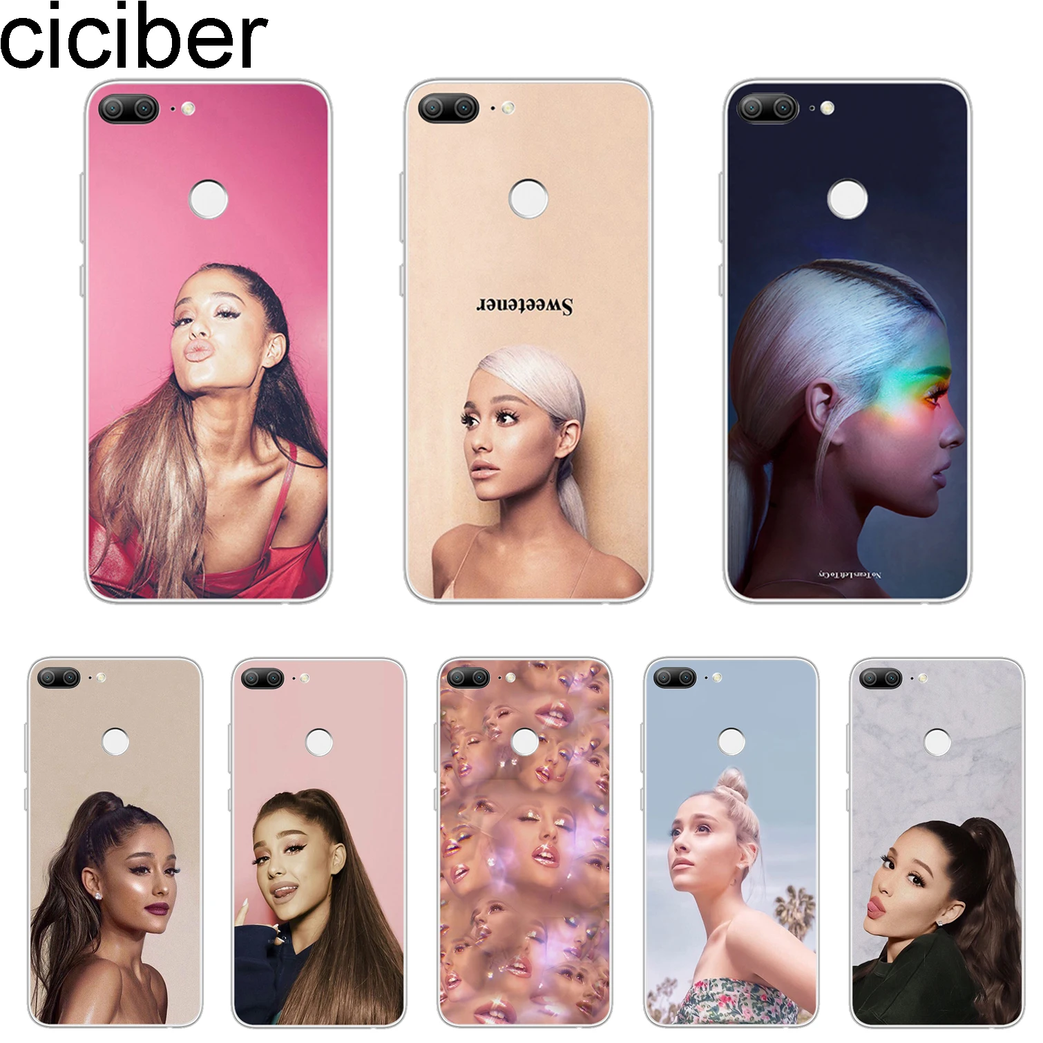 Ciciber чехол для Huawei Honor 10 9 8 Pro Lite X C Play чехлы телефонов Y 7 6 5 Prime 2017 2018 2019 TPU Ariana Grande |