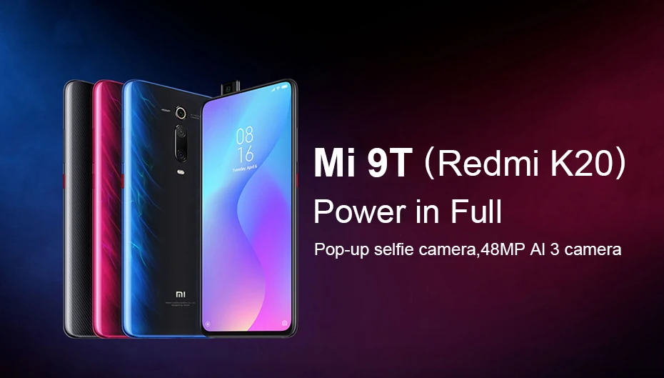 Глобальная версия Xiaomi mi 9 T 9 T 6GB 128GB Red mi K20 4000mAh Snapdragon 730 6,3" AMOLED экран 48MP камера NFC Смартфон