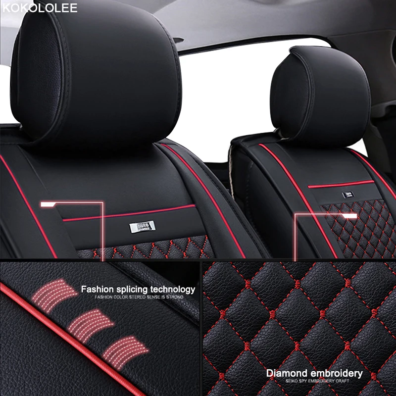 Чехлы на сиденья автомобиля kokolee набор для lada granta renault logan peugeot 206 geely emgrand ec7 ssangyong kyron