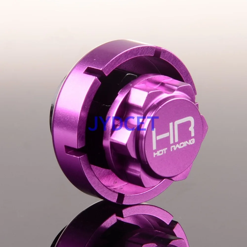 4 шт. HSF10X07 RC 17 мм Warlock Hex w/зубчатые гайки + 5 фиолетовый для HPI Savage Flux|Детали и