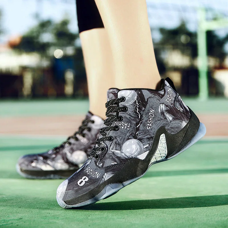 High Top Jordan Basketball Shoes Men Cushioning Breathable Basketball Boots Light Outdoor Mens Sneakers Athletic Boy Sport Shoes