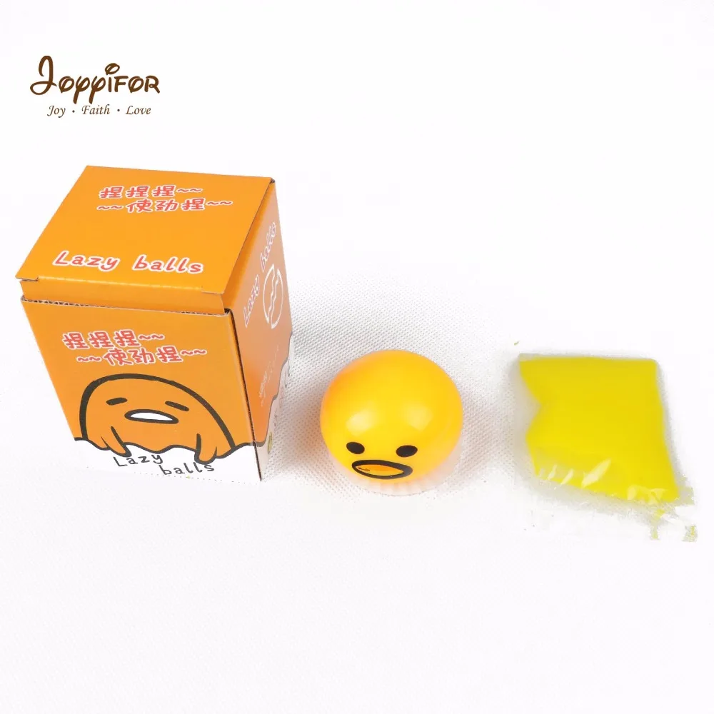 

Joyyifor Squishy Vomitive Egg Yolk Anti Stress Reliever Fun Gift Yellow Lazy Egg Joke Toy Ball Egg Squeeze Funny Toys AntiStress