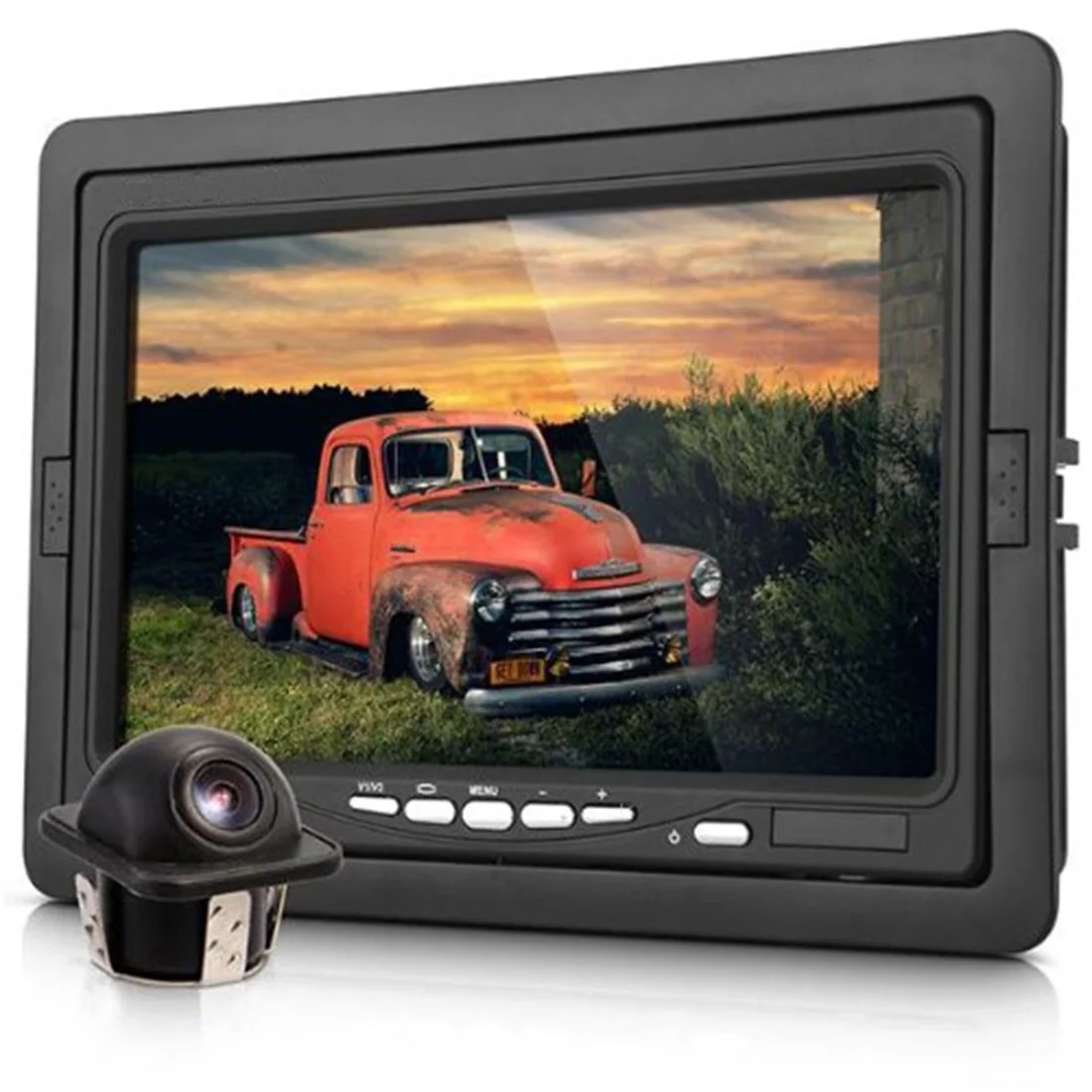 

2016 Hot Selling LCD Digital Color Screen Car Monitor 7inch + 2.4GHz Wireless Backup Rearview Camera Free Shipping