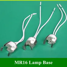 MR16 лампа держатель с зажимом/прочный светодиодный spotlught база 100 шт