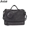 Bolish Nubuck Leather Handbag