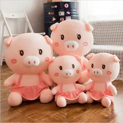 Новая Милая одежда Skrit розовая свинья мягкая плюшевая игрушка чучело свинья игрушка плюшевая подушка детская девочка подарок на день