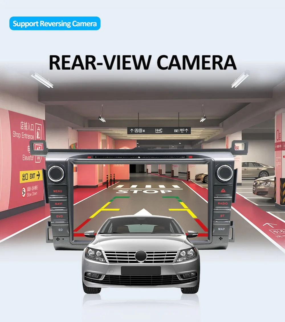 Best Octa core Android 8.1 2 din car dvd For RAV4 2013 2014 2015 with WiFi 3/4G RDS USB Bluetooth auto-radio car gps navigation 11