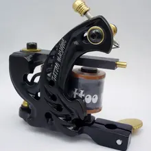 10 шт/лот профессиональная Литая железная для татуировок машина 10 Обертывания Катушки из нержавеющей стали татуировки тела искусства Ружья Катушки машины LPC-ITM-7016-12L