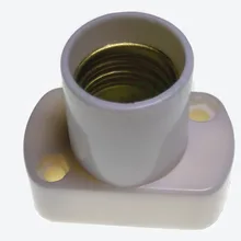 Квадратный держатель лампы E12 E14 небольшой квадратный хромой держатель E17 с монтажным отверстием Хромая База E14 E12 квадратный держатель