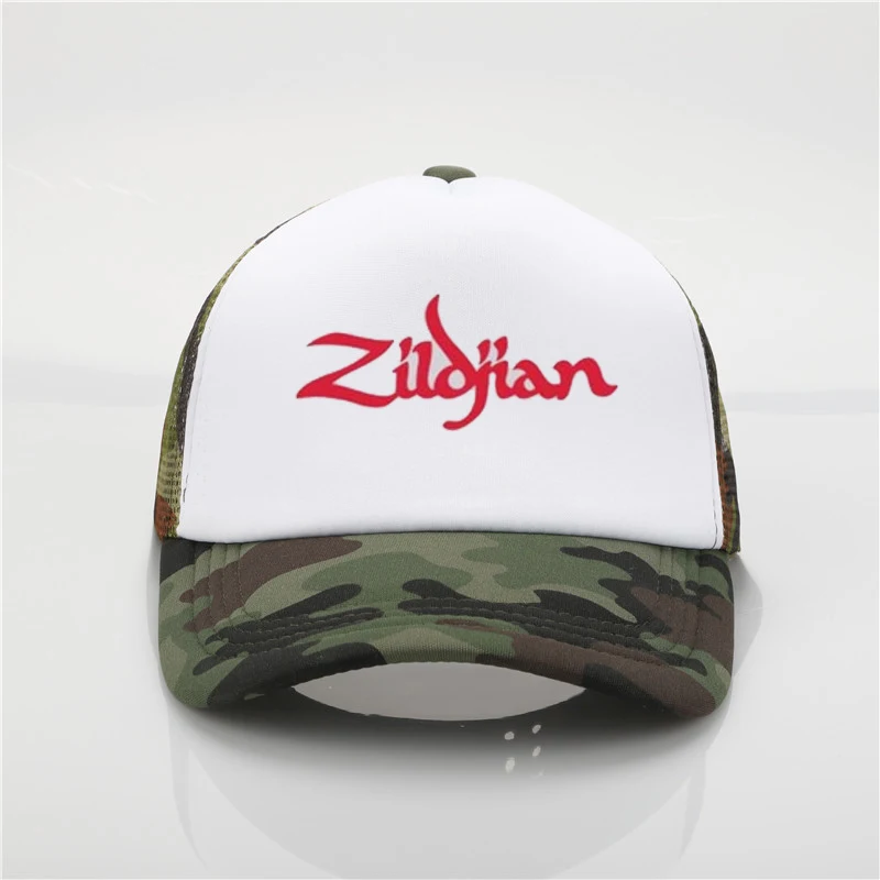 

Fashion Unisex Adult Baseball Cap Zildjian Print Mens Womens Summer sun hat Adjustable Snapback Hats Man Femal Hat