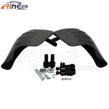 black Universal Plus Size motorcycle motocross handguards mx hand guard windproof wind proof potective gears motor