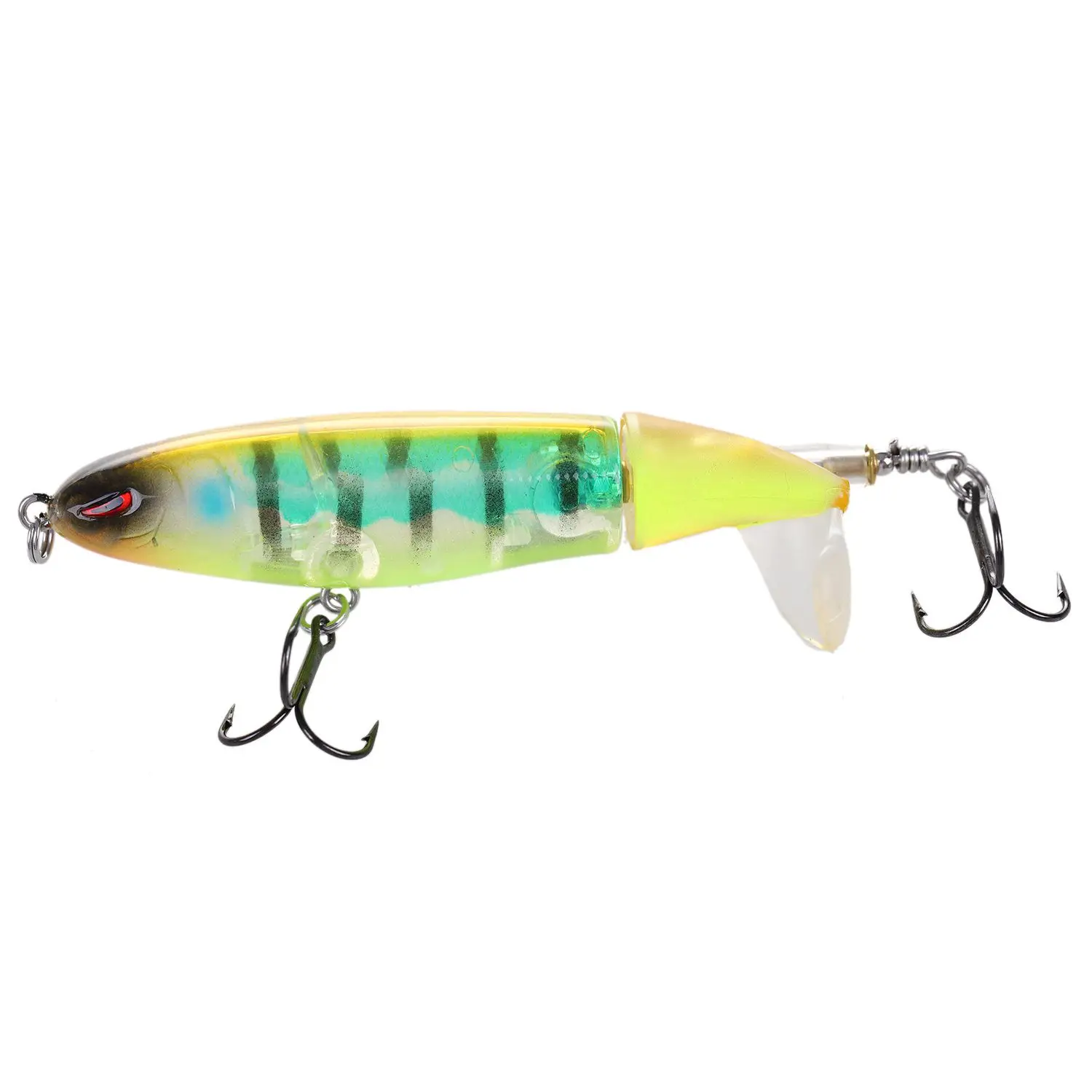 

Topwater Fishing Lure 13g 9cm Artificial Fishing Bait Hard Fishing Plopper Hook Soft Rotating Tail Fishing Accessories