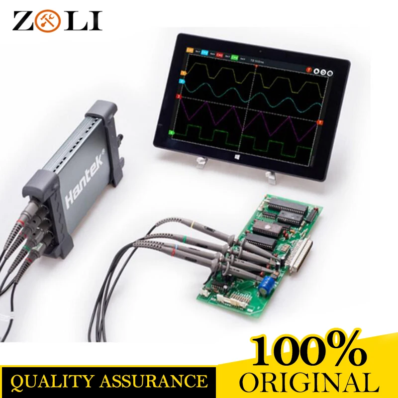 

2017NEWEST 6104BC PC USB Oscilloscope 4 Digital Channels 6104BC 100MHz Bandwidth 1GSa/s 2mV-10V/DIV input sensitivity DHL FREE