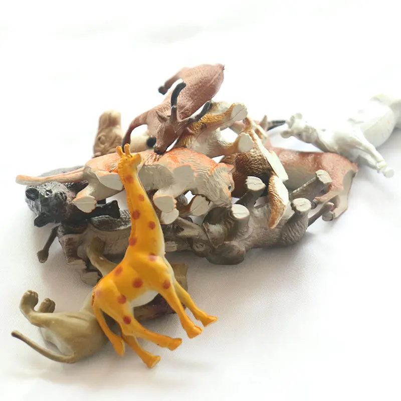 Montessori Educational Forest Animals Learning Craft Materials Educational Toys for Children Juguetes Brinquedos MJ1344H