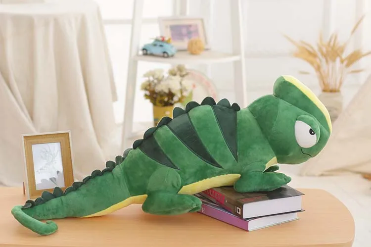 Chameleon da Vida Brinquedos de Pelúcia Presente de Aniversário cm Real Boneca Almofadas Travesseiros Animais Personalidade Ornamento Brinquedo Engraçado Tricky 1 pc 100 - 140 3 1 pc 100 140 cm Chameleon da