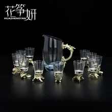 12 зодиакальных винных чашек, разделитель, набор, бизнес-подарок, Хрустальная ликерная чашка, креативный подарок, Спиритическая чашка