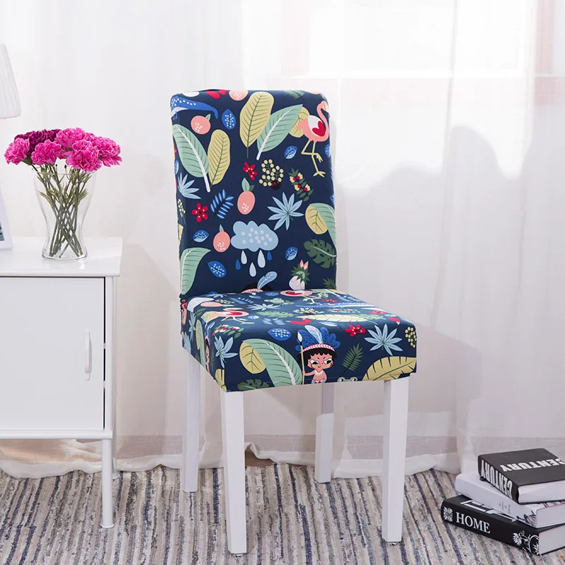 Современные эластичные чехлы на кресла из спандекса со спинкой, чехлы для кухонного обеденного стула, защитный чехол для гостиной, эластичный чехол для сиденья