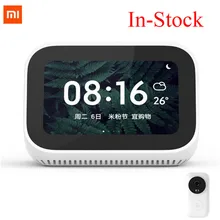 Xiaomi relógio inteligente com tela tátil ai, alto-falante bluetooth 5.0, display digital, alarme, conexão wifi, alto-falante mi, em estoque