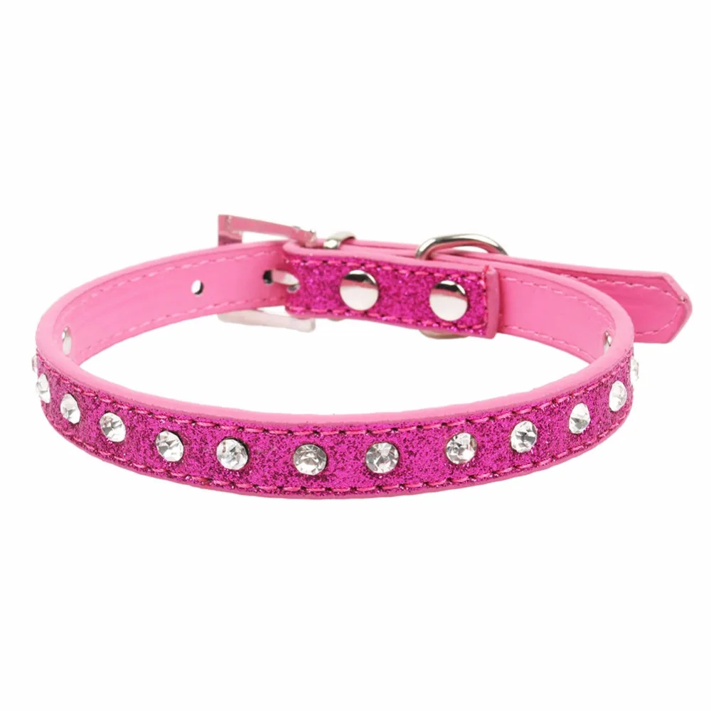 Small Dogs Collars Chihuahua Rhinestone Personalized For Pets Product