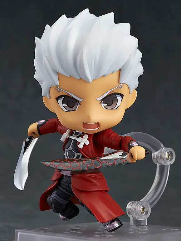 

kawaii cute 1set 10cm pvc Japanese anime figure Nendoroid 486# Fate stay night Archer action figure collectible model toys