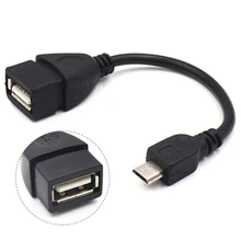 Micro USB кабель Мужской хост к USB Женский OTG адаптер для Android для планшетного телефона для КПК Прямая поставка