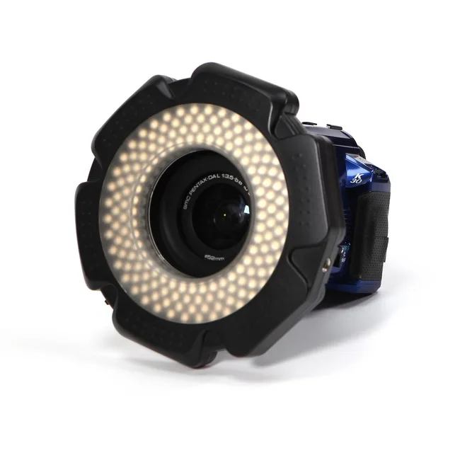 Selens светодиодный кольцевой Светильник 160 чипов с регулируемой яркостью светодиодный светильник для DSLR DV видеокамеры Видео 5600K адаптер для объектива кольцевая лампа