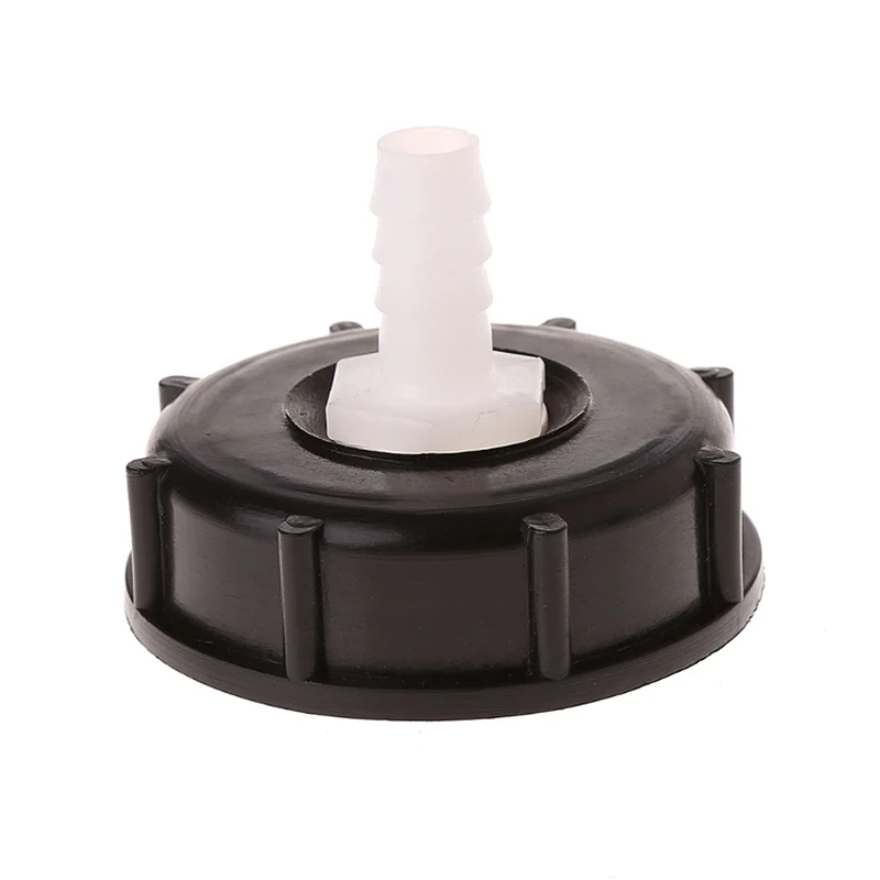 Ibc сливной штуцер пищевой дренажный адаптер 2,36 дюймов грубая нить до 12 мм шланг кран клапан - Цвет: Black