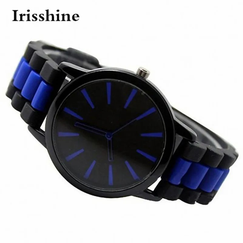 Irisshine i02 Couple Unisex  watch Fashion Women Men Silicone Analog Quartz Wrist Watch love gift wholesale free shipping