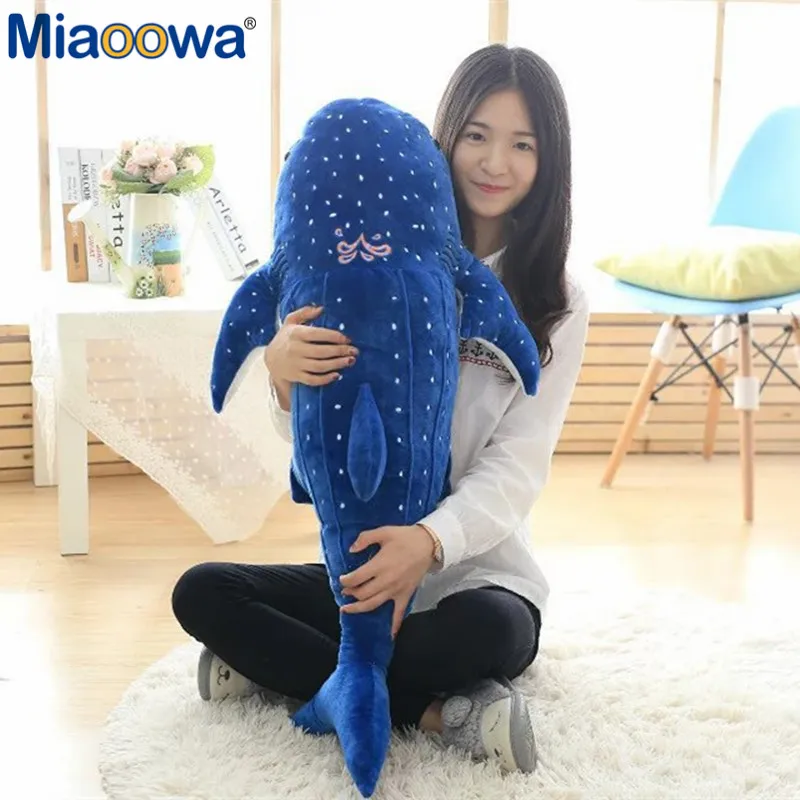 Cute Blue Shark Plush Toy Big Fish Cloth Doll