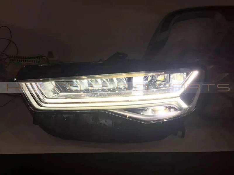 Бесплатная доставка 1 комплект светодиодный ных фар в сборе для Audi A6 2012 2016