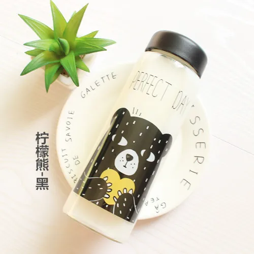 500 мл модная новинка многофункциональная бутылка с коричневым медведем для