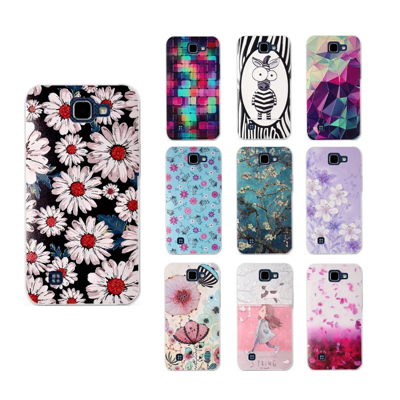 

Soft TPU Silicone Back Case for LG K4 cover For LG K4 Lte K120e K130e K 4 Cover Luxury 3D Relief Printed Protective Phone Case