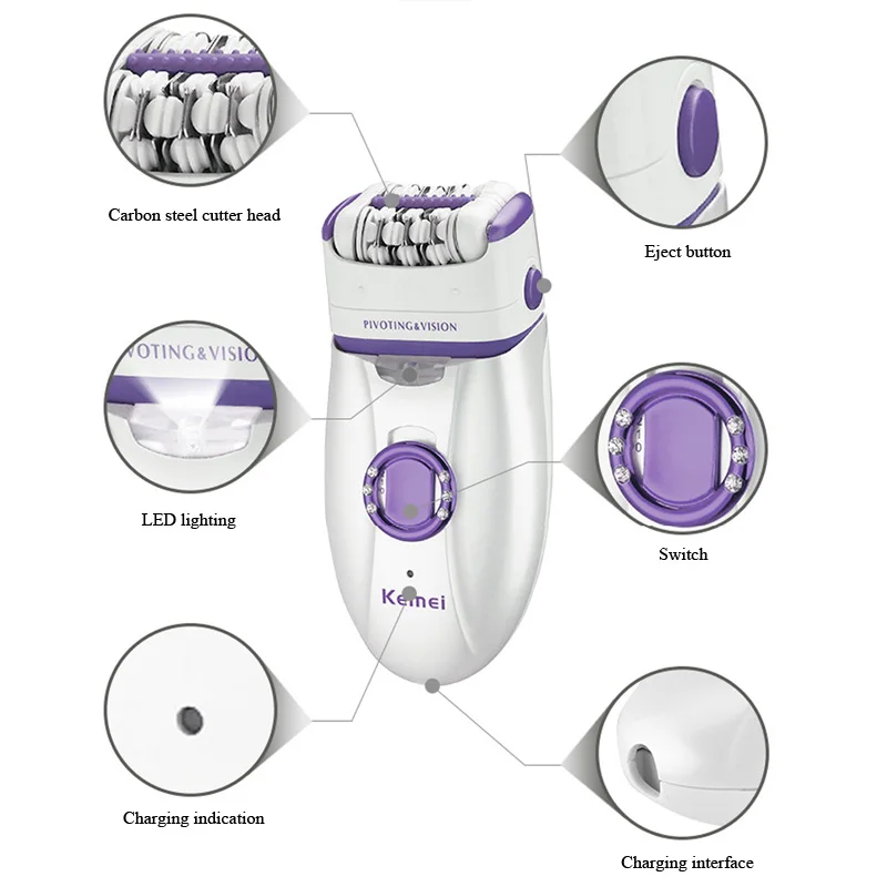 220 В профессиональный женский эпилятор для депиляции, Электрический женский эпилятор для женщин, для ног, всего тела, инструменты для красоты