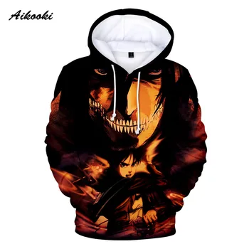 

Attack on Titan 3D Hoodies Men Women Sweatshirts Fall Winter 3D Hooded Print Sweatshirts Anime Attack on Titan Hoodies Clothing