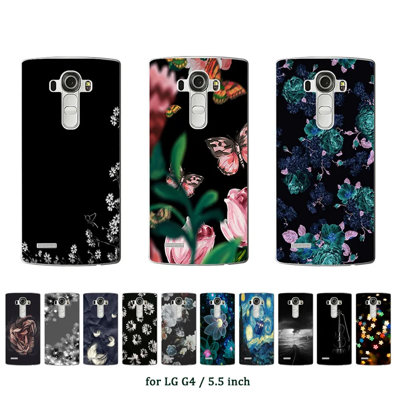 

TPU Soft Cases For LG G4 H815 H818 5.5" Transparent Multicolor Printed Silicone Phone Cases Cover For LG G4 Fashion Phone Case