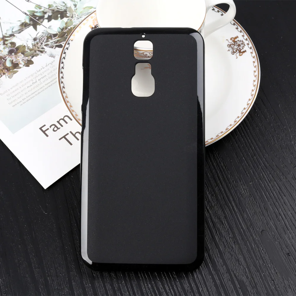Силиконовый чехол для zte Blade A610 plus, полупрозрачный Кристальный Мягкий ТПУ чехол для телефона zte BladeA610 A 610 plus, защитный чехол на заднюю панель - Цвет: Black