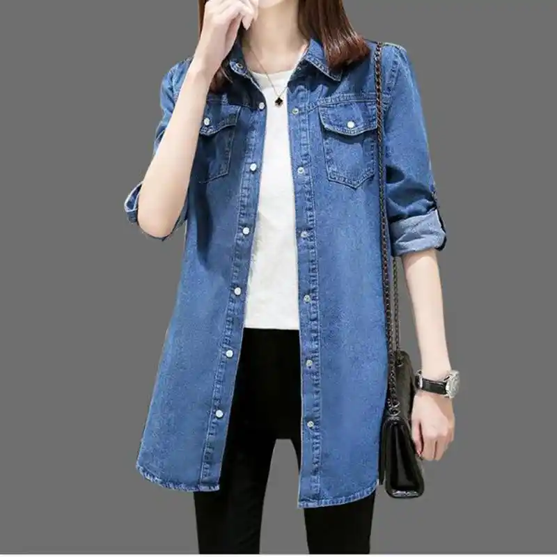 korean style jeans and shirt