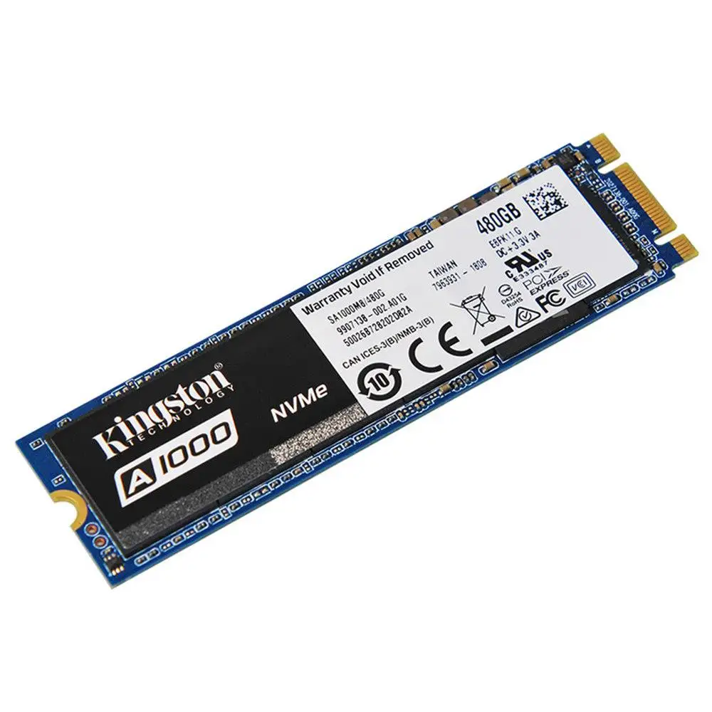 Kingston A1000 NVMe M.2 2280 SATA SSD 120 ГБ 240 480 960 Внутренний твердотельный диск Жесткий SFF для ПК