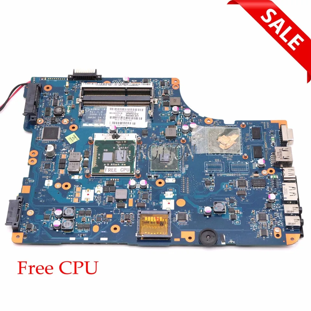 Материнская плата NOKOTION LA-5322P K000092520 для ноутбука Toshiba Satellite L500 A505 15 6 дюйма HD4500 DDR3